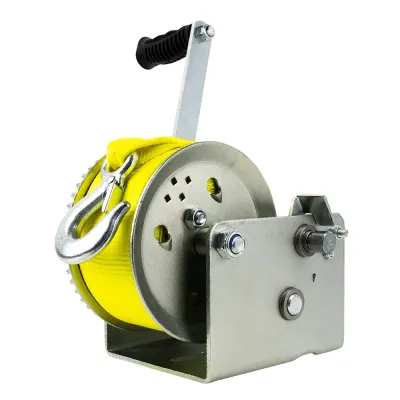 Powerwinch 21500-W-3200-9-Z-R - Powerwinch Utility Series Winch 3,200lb, 2 Speed, 9 Crank Ar