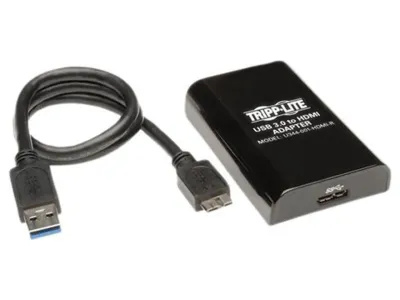 Eaton Tripplite U344-001-HDMI-R - EATON TRIPP LITE SERIES USB TO HDMI DUAL-DISPLAY EXTERNAL VI