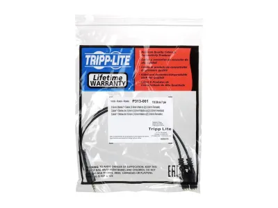 Eaton Tripplite P313-001 - EATON TRIPP LITE SERIES 3.5MM MINI STEREO CABLE ADAPTER Y SP