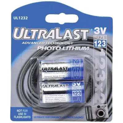 ULTRALAST UL1232 - 3V CR123A PHOTO BATT