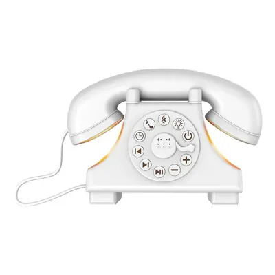 PRIORITY PRODUCTS 51811135W - RETRO TLPHN SLP SPKR WHT