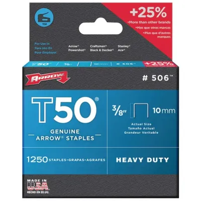 ARROW 50624 - Arrow(R) 50624 T50(R) Staples, 1,250 pk (38)