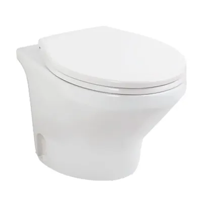 Thetford Marine T-COM012PW/TSFT/NA - Thetford Compass Touch Toilet - Low, White - 12V