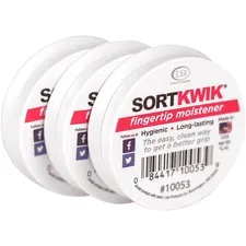 LEE PRODUCTS COMPANY 10053 - LEE SortKwik Multi-pack Fingertip Moistener - White - Non-to