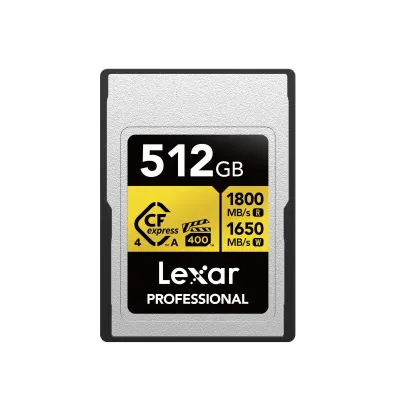 Lexar LCAEXG4512G-RNENG - Lexar Professional GOLD CFexpress, 512GB 4.0 Type A Card