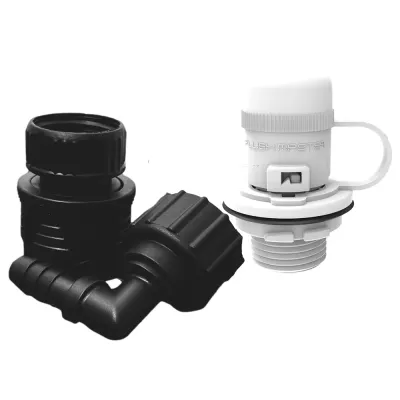 Flushmaster SM-FMQCMW - Flushmaster SM-FMQCMW White Flush Port Quick Connect