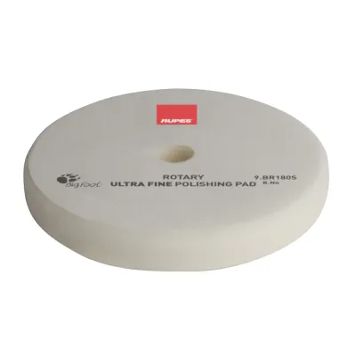 RUPES 9.BR180S - Rotary Ultra-Fine Polishing Foam Pad 155160mm - White