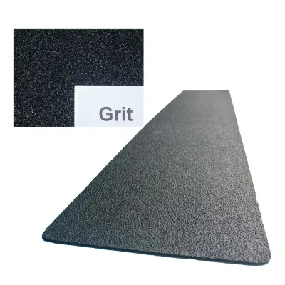 Gator Guards GSSTEPLGY-GRIT-DP - Gator Guards GatorSkinz Non-Skid Step Pad - Grey Grit - 16 x