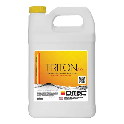 DiTEC Marine Products 0S-7ZA2-TS5Y - DiTEC TRITON 2.0 Teak & Wood Protectant - Gallon