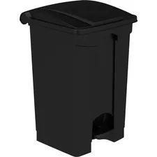 SAFCO PRODUCTS SAF 9925BL - Safco Plastic Step-On Receptacle, 12 Gallon - 12 gal Capacit