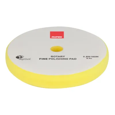 RUPES 9.BR180M - Rotary Fine Polishing Foam Pad 155160mm - Yellow