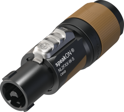 Hosa Tech NL2FXX-W-S - Neutrik 2-Pole speakON Connector - Premium Audio Solution