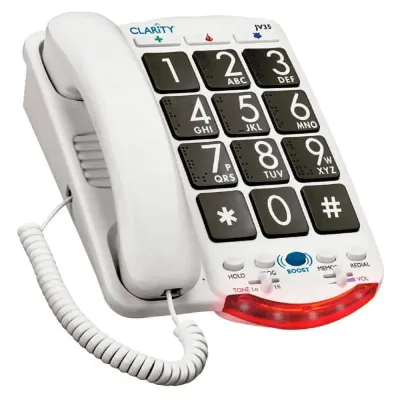 Diglo 76560-001 - JV35 Big Button in. Braillein. Phone with Talk-Back Numbers 
