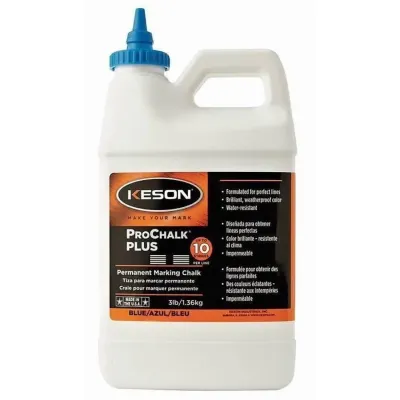 KESON PM103BLUE - Keson ProChalk Permanent Waterproof Chalk Dye (3 lbs.) - Blu