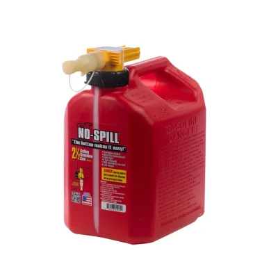 NOSPILL 1405 - No-Spill 2.5-Gallon Gas Can Red with ViewStripe Stripe