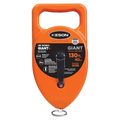 KESON G130KESON - Keson Giant Chalk Line Reel - 130 ft.