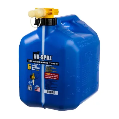 NOSPILL 1466 - No-Spill 5-Gallon Kerosene Can Blue with ViewStripe Stripe