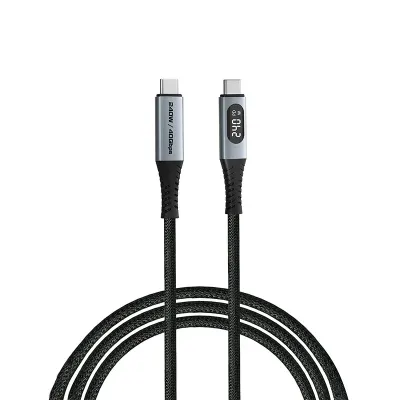 VERBATIM 31849 - VERBATIM SYNC & CHARGE USB C TO USB C 240W 40 GBPS DISPLAY 1