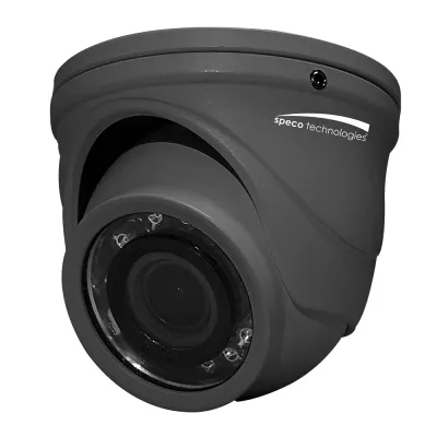 Speco Technologies HT471TG - 4MP HD-TVI MINI IR TURRET WITH 2.9MM LENS , GREY HOUSING, TA
