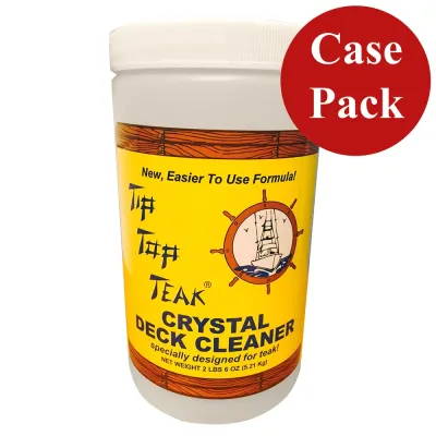 Tip Top Teak TC 2000CASE - Tip Top Teak Tip Top Teak Crystal Deck Cleaner - Quart (2lbs