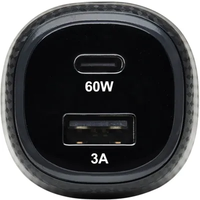 Eaton Tripplite U280-C02-63W-1B - EATON TRIPP LITE SERIES DUAL-PORT USB CAR CHARGER, 63W MAX -