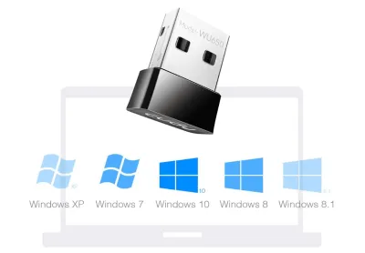 Cudy WU650 - Cudy Accessory WU650 650Mbps Wi-Fi USB Adapter 2.4GHz Nano R