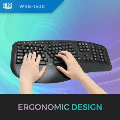 ADESSO INNOVATION INC WKB-1500GB - WRLS ERGO KEYBOARD AND MOUSE 20