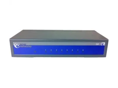 AMER NETWORKS RA3806 - 8PORT FAST ENET SWITCH METAL