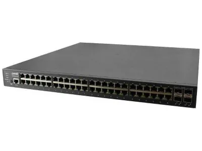 Transition Networks SM48TAT4XA-RP-NA - 48-PORT GIGABIT POE+ WITH (4) 1G10G SFP+, SINGLE AC PS MODUL