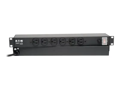 Tripp Lite RS-0615-F - 1U Rack-Mount Network Server Power Strip 120V 15A 6-Outlet (