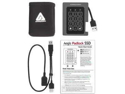 Apricorn AC-5812 - AEGISPADLOCK SSD 1TB USB3.0 ENCRYPTED DR