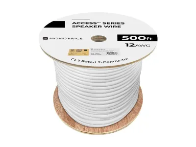 Monoprice 2818 - CL3 RATED 2-CONDUCTOR SPEAKER WIRE1000FT
