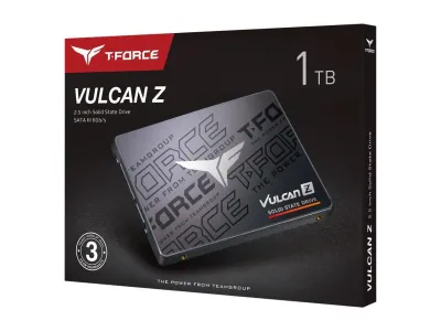 Egan Teamboard T253TZ001T0C101 - TEAMGROUP T-FORCE VULCAN Z 2.5 SATA3 SSD 1TB INTERNAL SOLID 