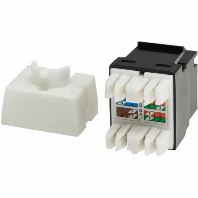Eaton Tripplite N238-025-BK-6A - EATON TRIPP LITE SERIES CAT6A KEYSTONE JACKS, 25 PACK - 4PPO