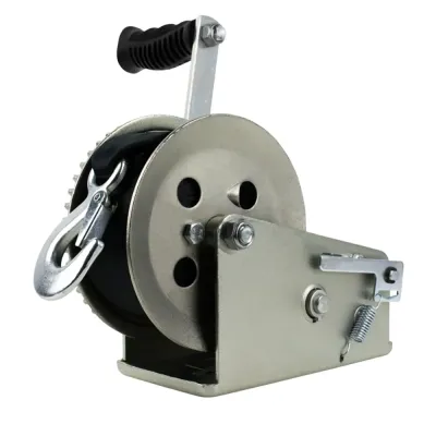 Powerwinch 21500-W-2000-8-Z-R - Powerwinch Utility Series Winch 2,000lb, 2 Speed, 8 Crank Ar