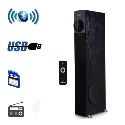 013964974027 BFS-T90BT-BNDL - beFree Super Powerfull Bluetooth Tower Speaker with Dock