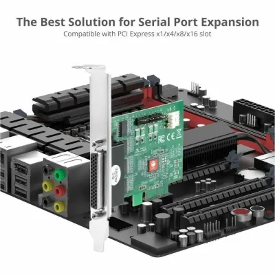 Siig JJ-E40011-S6 - CyberSerial 4S PCIe Expansion Card