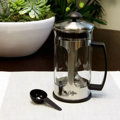 MR COFFEE 78762.01 - Mr. Coffee Daily Brew 1.2 Quart Coffee Press