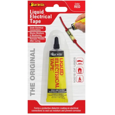Star brite 84155 - Star brite Liquid Electrical Tape - Red - 1 oz