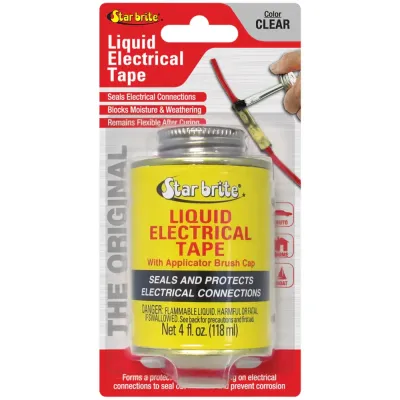 Star brite 84108 - Star brite Liquid Electrical Tape - Clear - 4 oz