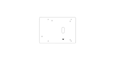 BUSSINESS MASHINE SECURITY E450-E5/6PLT2 - Business Machine Security Adapter Plate For Epson 450-series