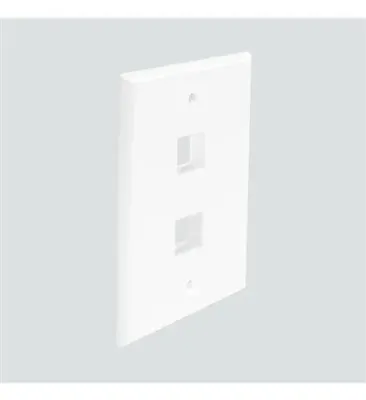 Wavenet WAV-FACE-2-WH - FP02PWH FACEPLATE 2 PORT WHITE