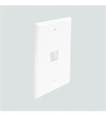 Wavenet WAV-FACE-1-WH - FP01PWH FACEPLATE 1 PORT WHITE