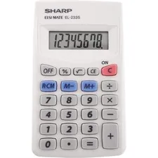 SHARP NEC SHR EL233SB - Sharp Calculators EL-233SB 8-Digit Pocket Calculator - Auto 