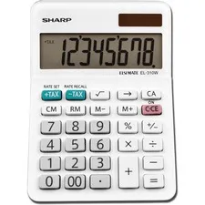 SHARP NEC SHR EL310WB - Sharp Calculators EL-310WB 8-Digit Professional Mini-Desktop