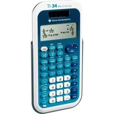 Texas Instruments TEX TI34MV - Texas Instruments TI-34 MultiView Scientific Calculator - 4 