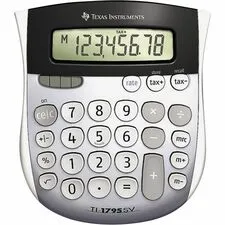 Texas Instruments TEX TI1795SV - Texas Instruments TI-1795SV SuperView Calculator - Dual Powe
