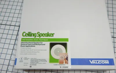 VALCOM V-1020C - 8 Ceiling Speaker
