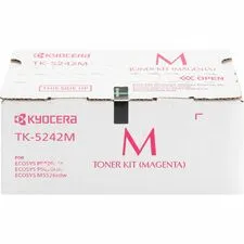 KYOCERA KYO TK5242M - Kyocera TK-5242M Laser Toner Cartridge - Magenta - 1 Each - 