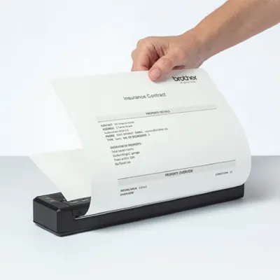 Brother LBX077002 - BROTHER MOBILE, TEAR OFF SHEET, PAPER, DIRECT THERMAL, 8.5X1